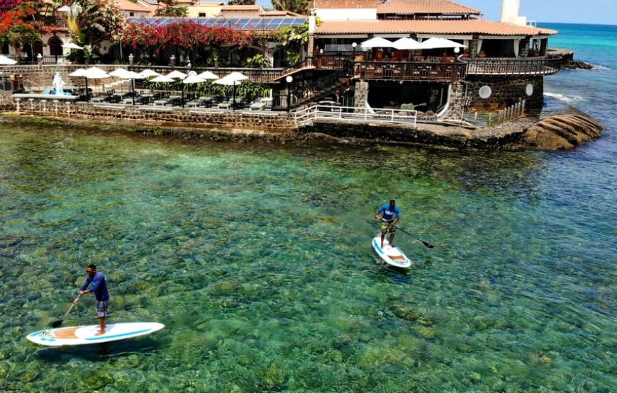 Sal island: Santa Maria: stand-up paddle tour