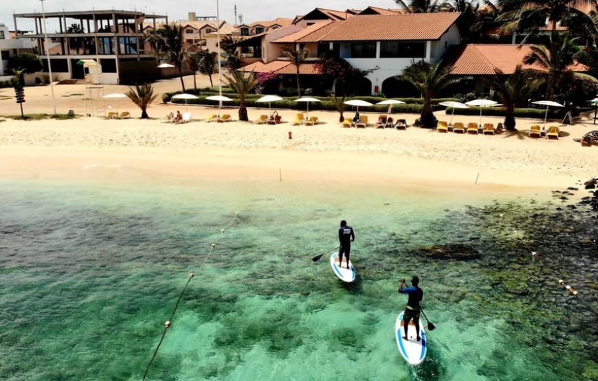 Sal island: Santa Maria: stand-up paddle tour