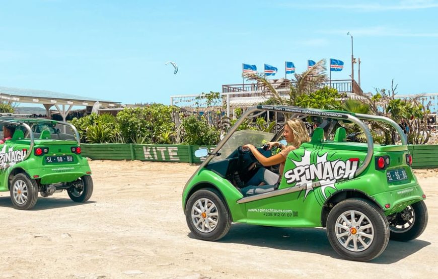 Sal island: Electric spinach car hire for half day