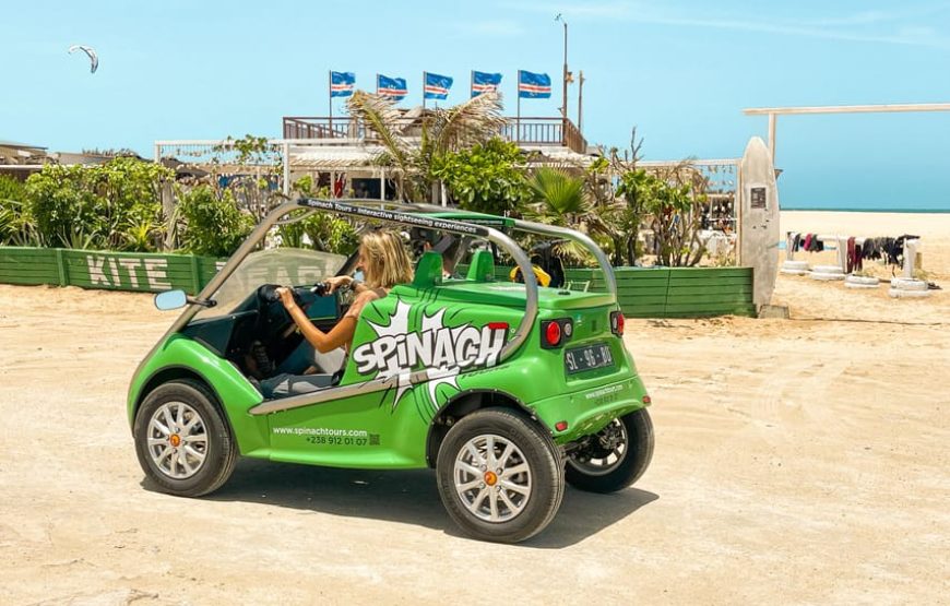 Sal island: Electric spinach car hire for half day