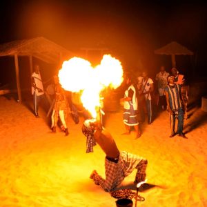 Boavista: Rooftop with sunset