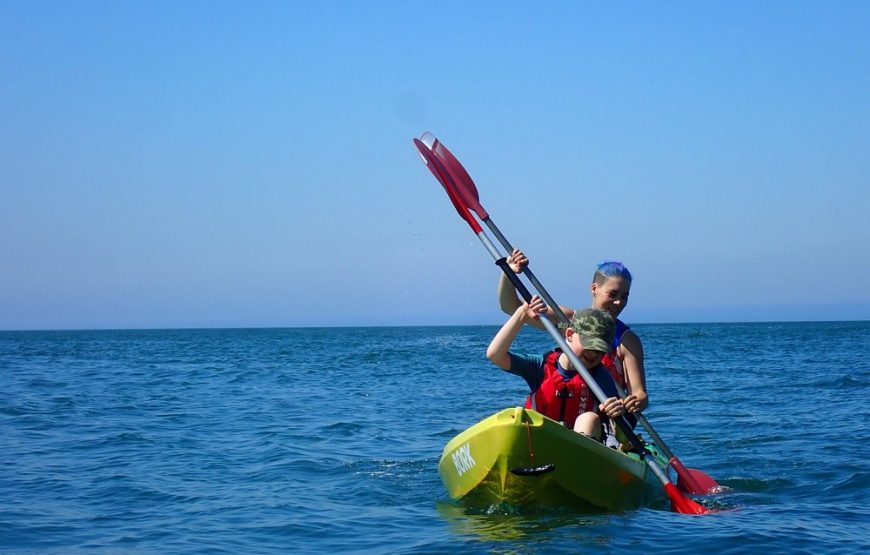 Sal island: kayak tour with snorkeling